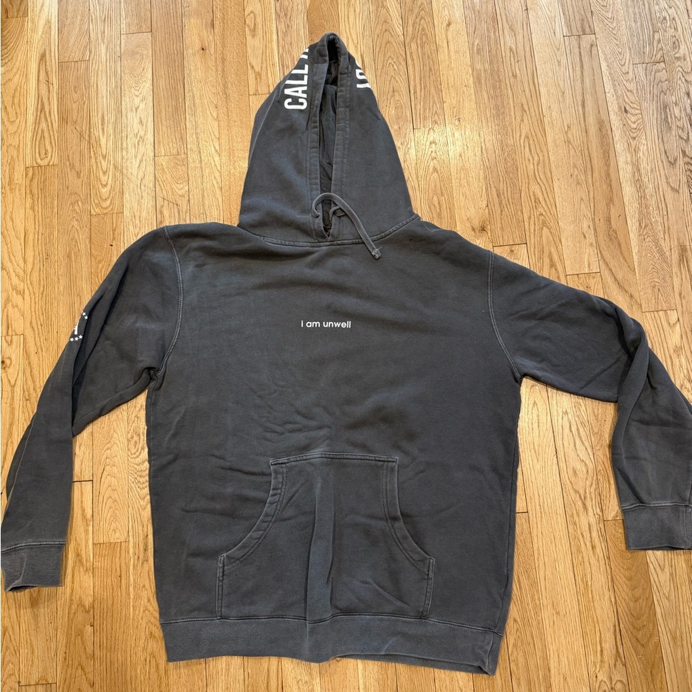 I Am Unwell Black Pullover Hoodie